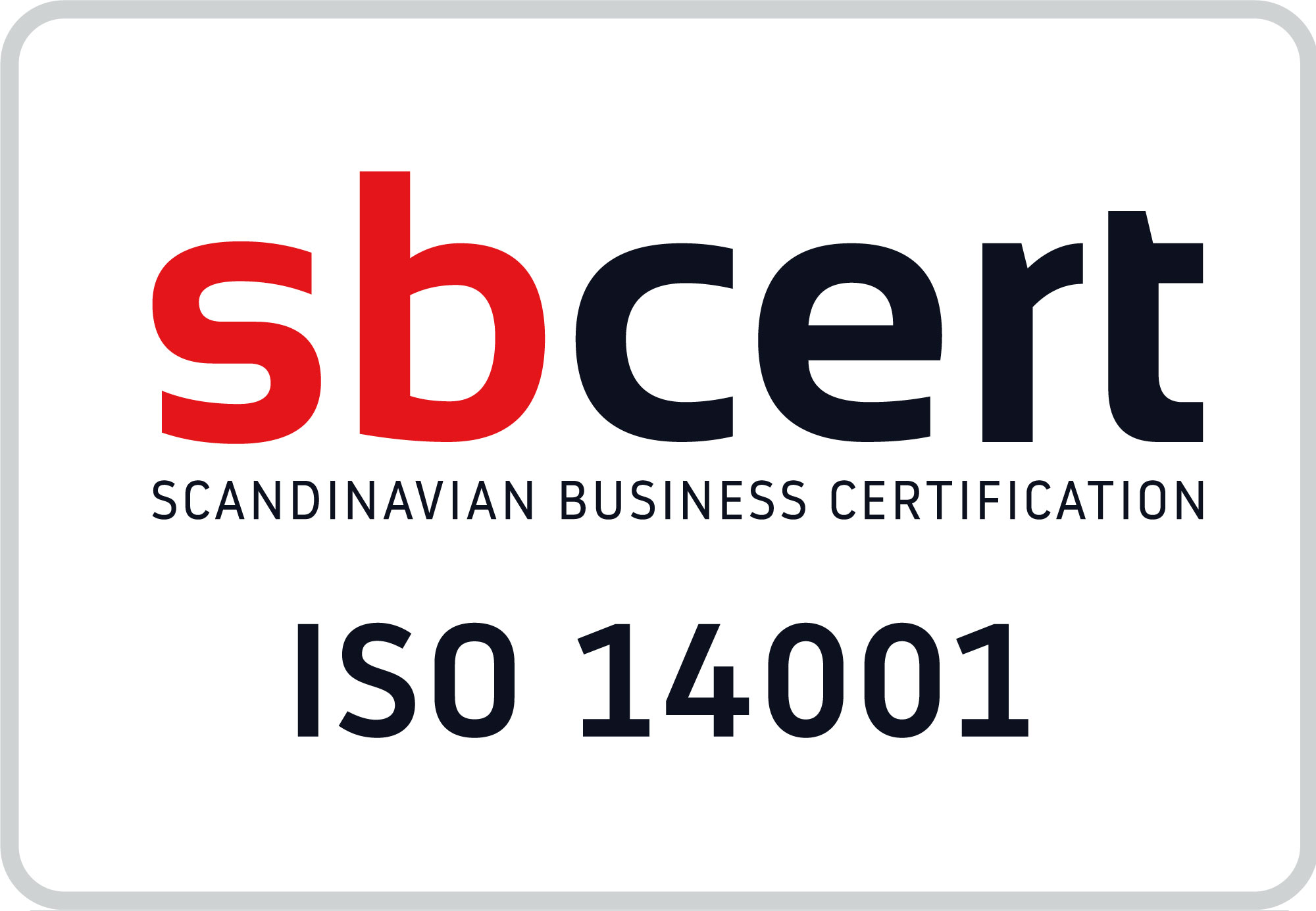 SB Cert ISO 14001